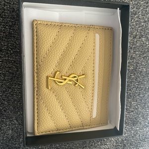 Like YSL card case néw never used